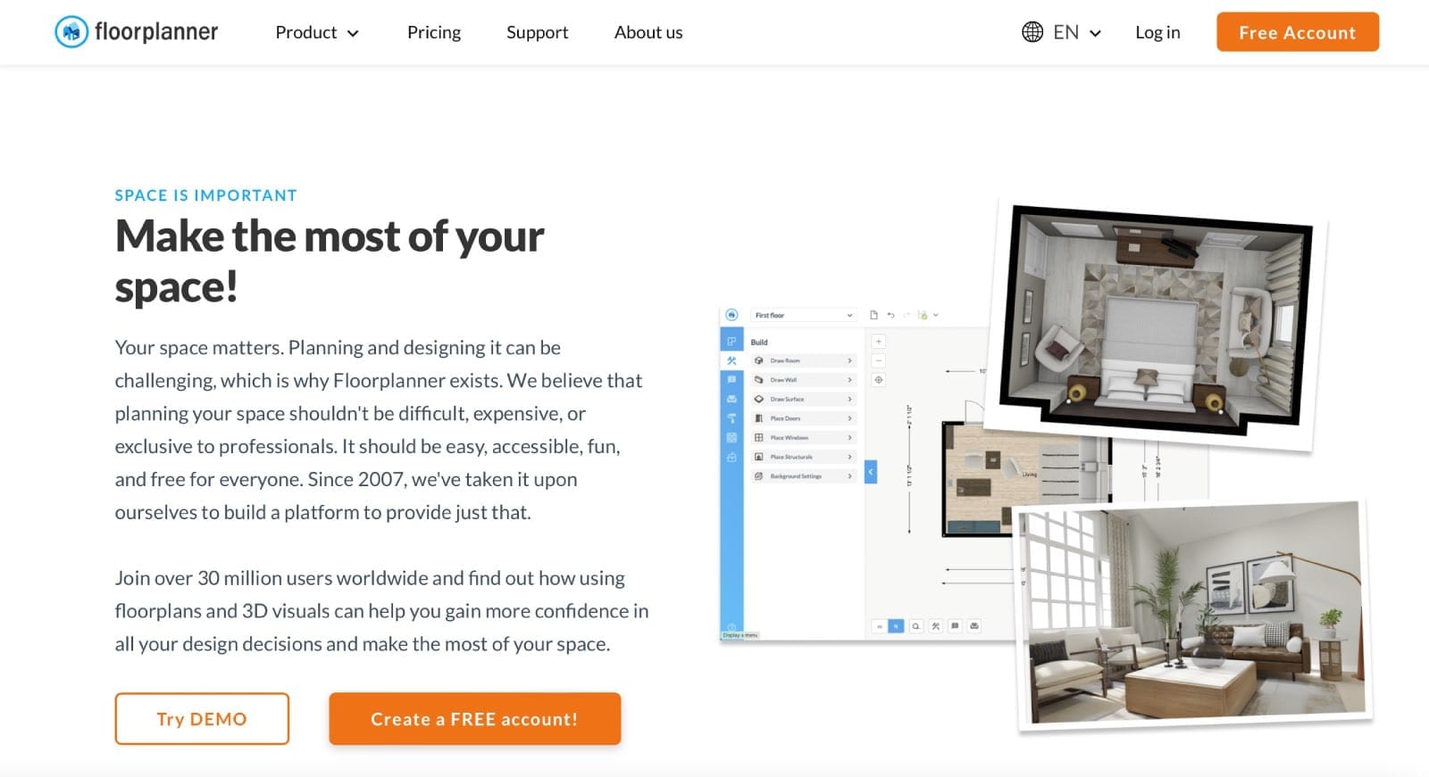 floorplanner interior design software