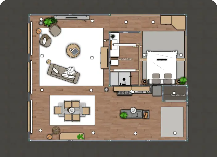 full apartment floor plan