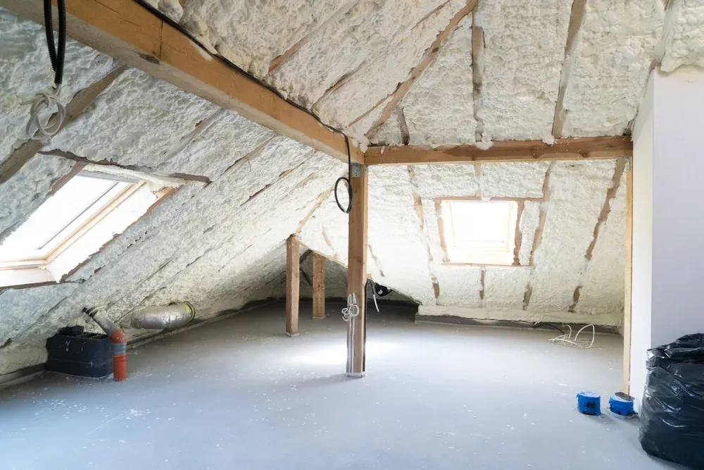 insulated attic roof