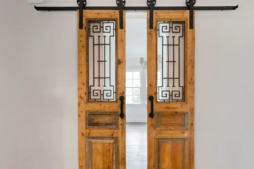 Vintage Sliding Barn Doors With