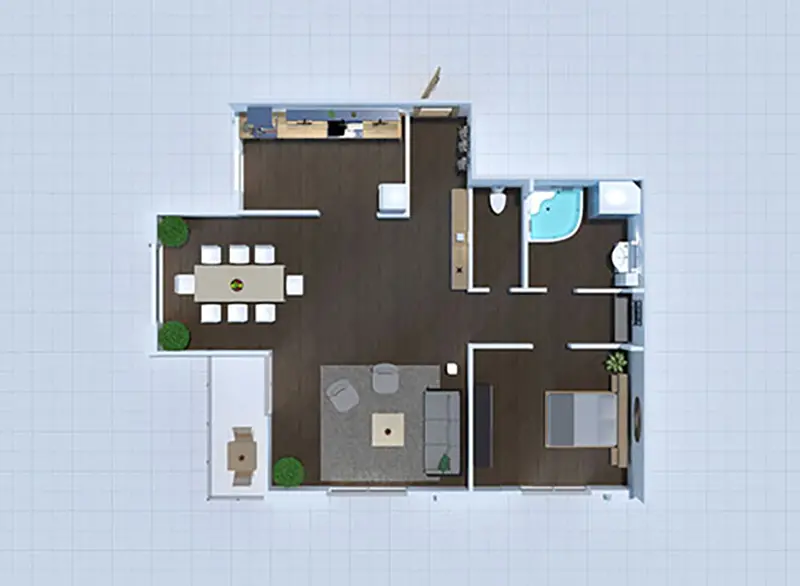 2d floor plan design 